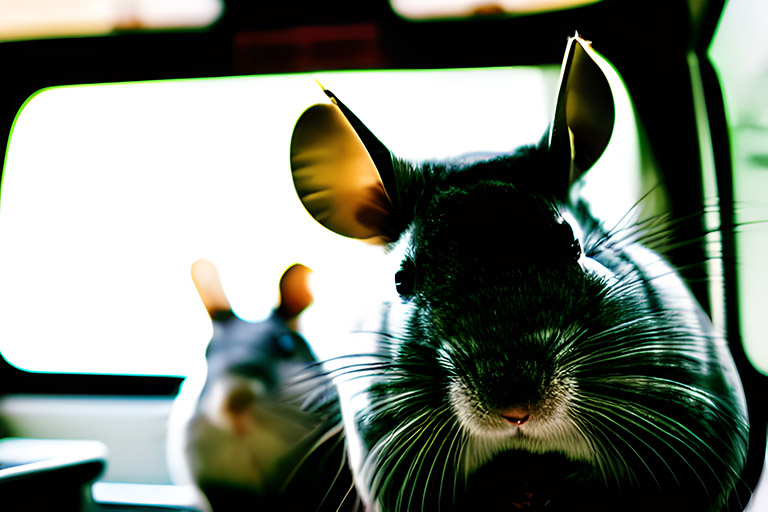 A chinchilla and his spouse